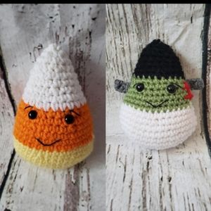 Halloween crochet candy corn bundle